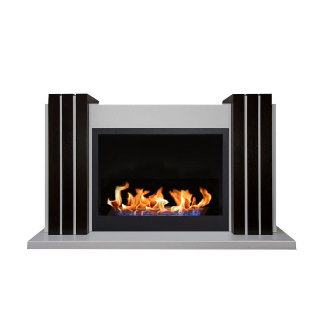 Биокамин в портале "Русский огонь" Манхэттен Нью с декоративным стеклом (стемалитом) по цене 89 000 руб.