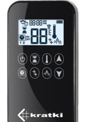 Газовая топка Kratki LEO/L/45/68/G20, магистральный газ