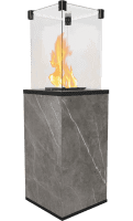 Газовый нагреватель Kratki PATIO/M/G31/37Mbar/Q/N/P/G, Naturali Pietra Grey, с ручным управлением