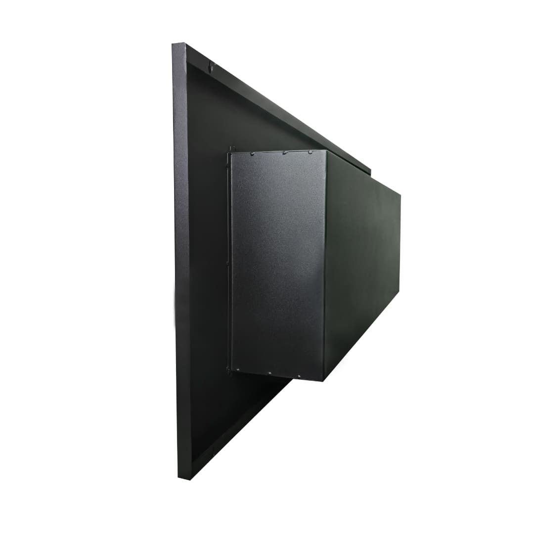 Биокамин "Русский огонь" Лофт 2100V встраиваемый с декоративным стеклом (стемалитом) по цене 92 000 руб.