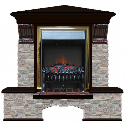 Бостон К Грот цветной угловой (венге)+Fobos Brass