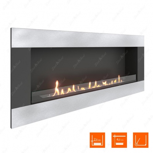 Биокамин SteelHeat GRAND-H 1500 стекло