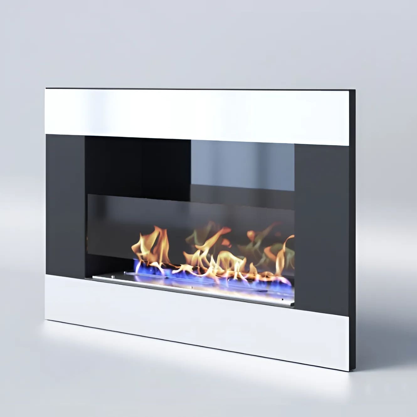 Биокамин "Русский огонь" Модерн 650V встраиваемый с защитным и декоративным стеклом по цене 28 900 руб.