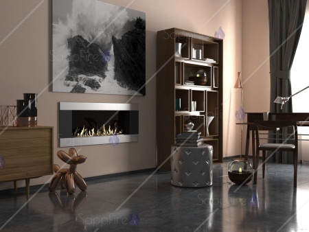 Биокамин Mercury Horizontal 1800 SappFire по цене 66 900 руб.