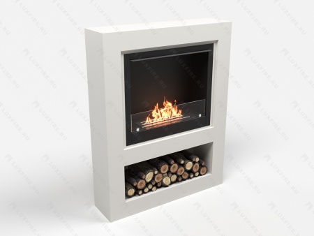 Биокамин Lux Fire с порталом Лукоморье 26, белый по цене 82 433 руб.