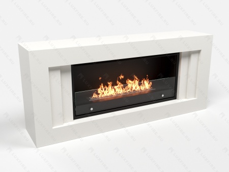 Биокамин Lux Fire с порталом Гринго 42, белый по цене 111 177 руб.
