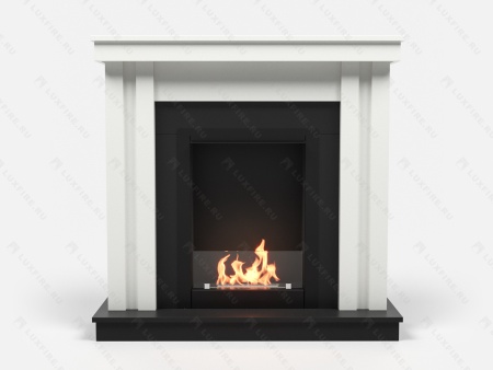 Биокамин Lux Fire с порталом Сапсан 24, белый по цене 92 085 руб.