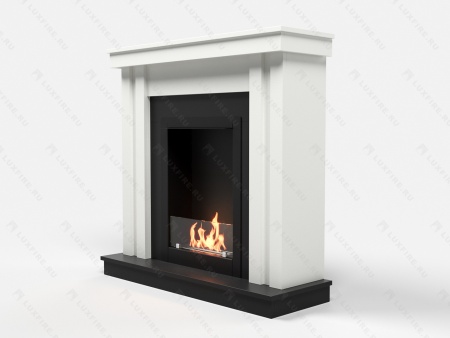 Биокамин Lux Fire с порталом Сапсан 24, белый по цене 92 085 руб.