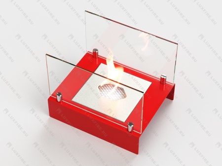 Настольный биокамин Lux Fire "Арлекино" М (красный) по цене 11 253 руб.