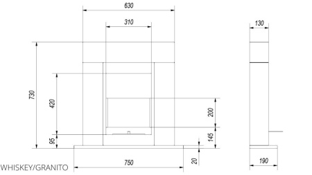 Биокамин WHISKEY, TUV белый по цене 36 960 руб.