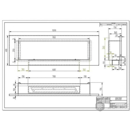 Биокамин ZeFire Elliot 1200 по цене 36 500 руб.