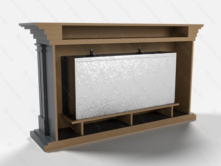 Биокамин Lux Fire с порталом Ромео 42, графит по цене 124 306 руб.